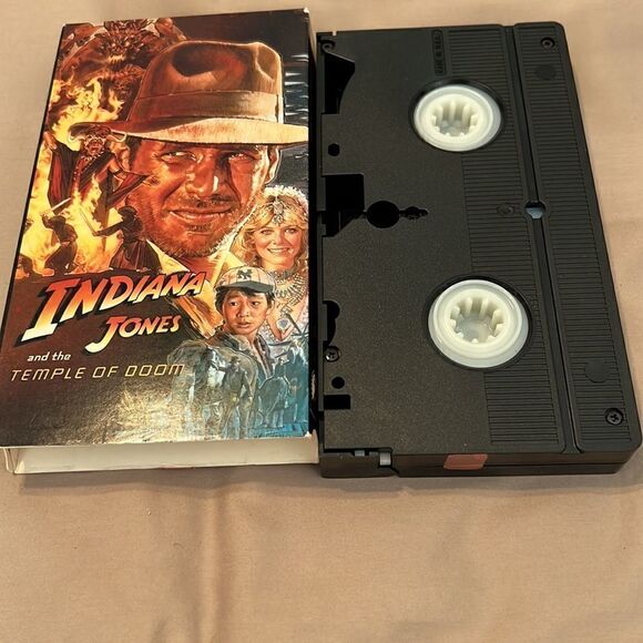 Vintage Indiana Jones VHS tapes these have been in storage for year - Picture 11 of 15